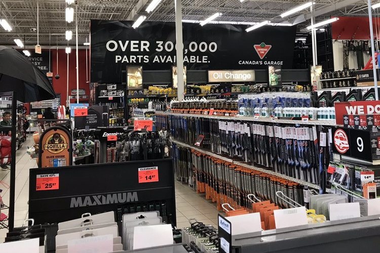 Canadian Tire Parts Deptartment. Photo by Leonard E. on Yelp